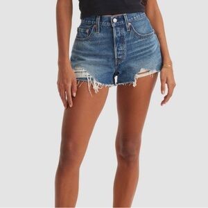 Levi’s 501 cut off shorts high rise